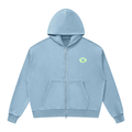 Promised Land Jesus Won Mineral Wash Boxy Full Zip Hoodie