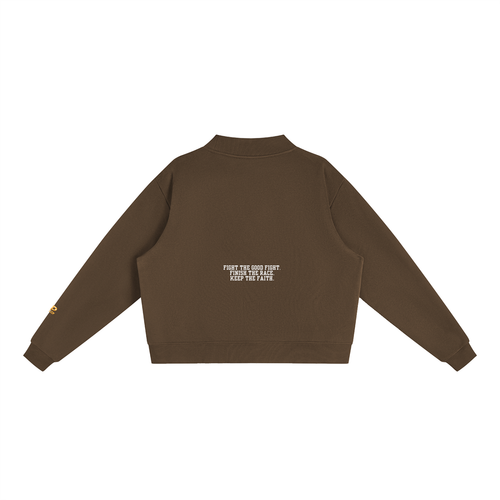 Cleveland Fleece Mock-Neck Crew Sweatshirt
