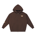 Cleveland Oversized Fleece Boxy Zip Up Hoodie