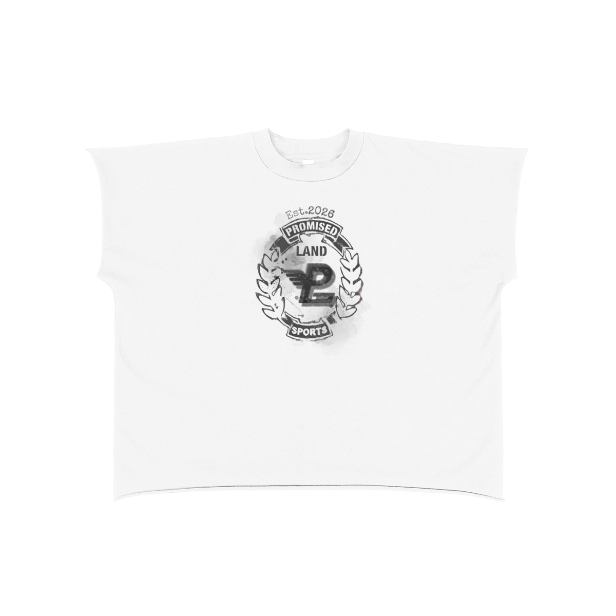 PL Sport Raw Edge Boxy Non-Shrink T-Shirt