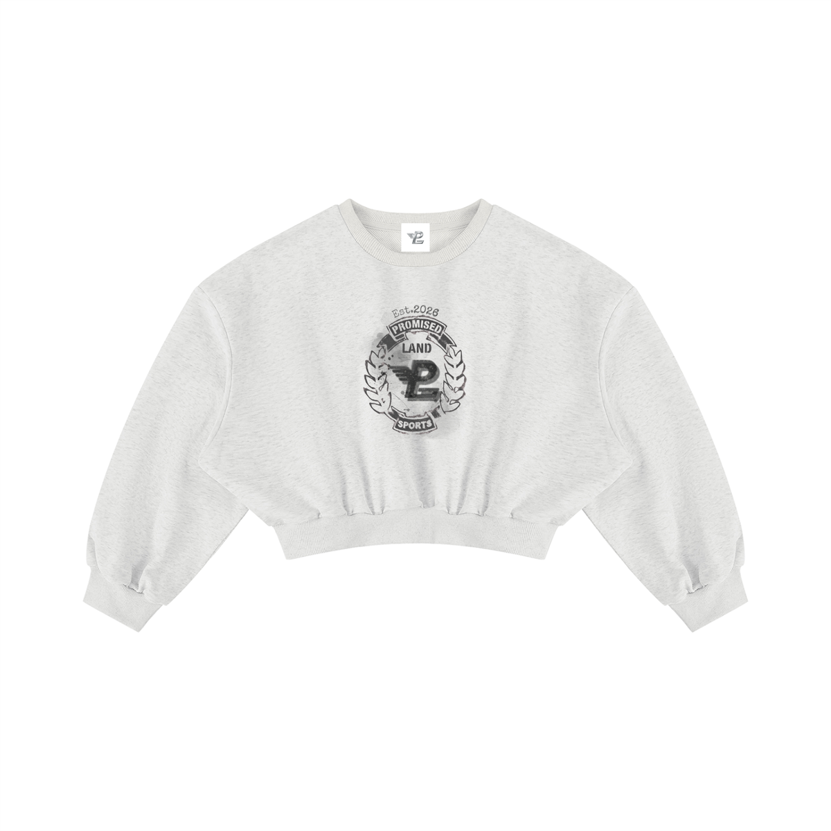 PL Sport Women's Boxy Cropped Crewneck Sweatshirt