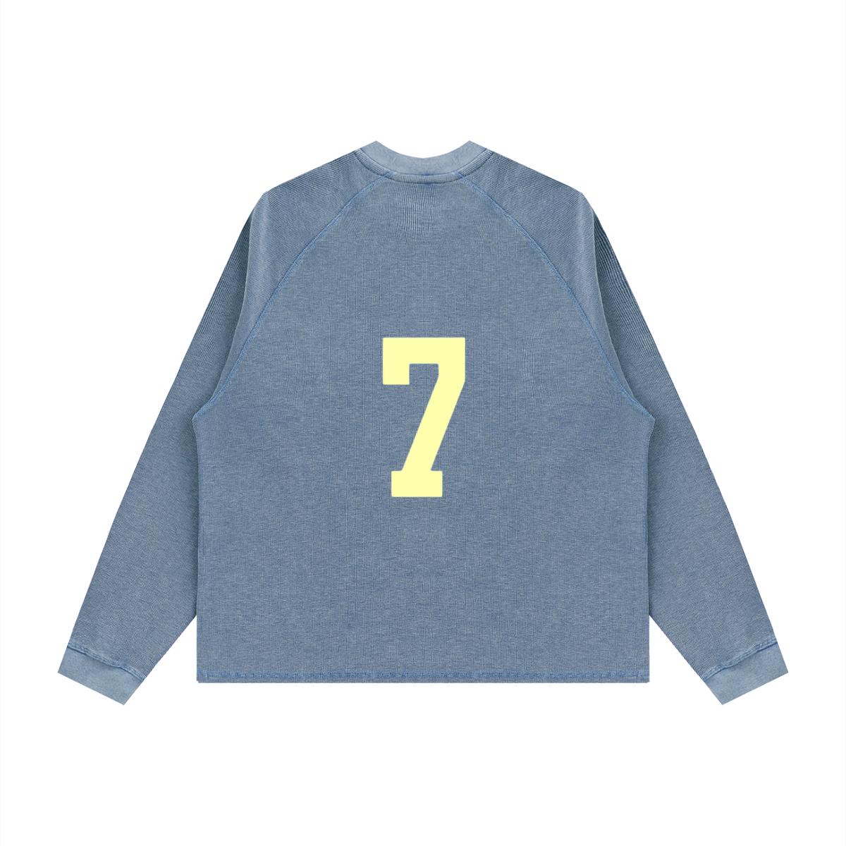 Promised Land Vintage Wash Boxy Waffle Long Sleeve T-Shirt
