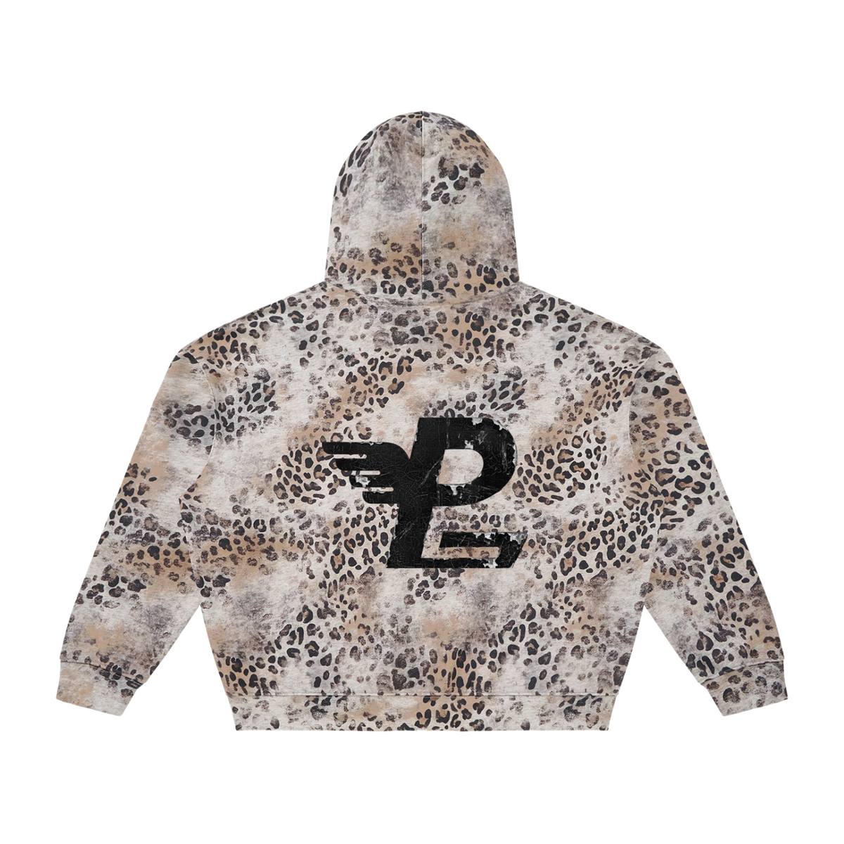 PL Vintage Wash Leopard Full Zip Hoodie