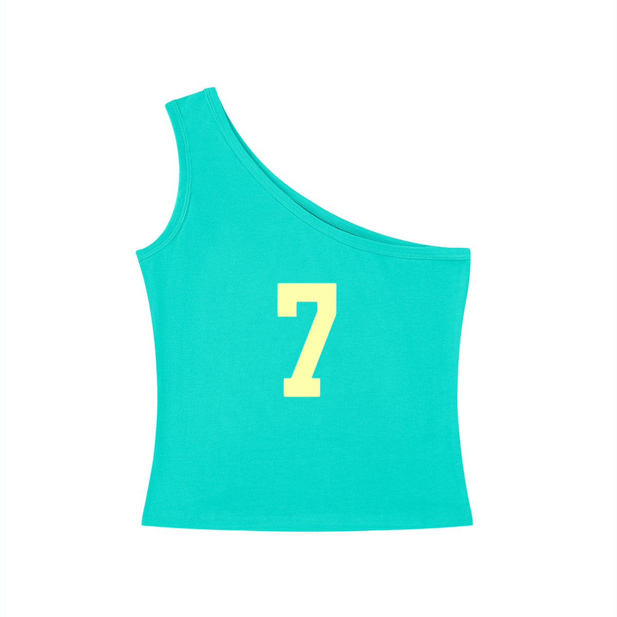 PL One-Shoulder Crop T-Shirt