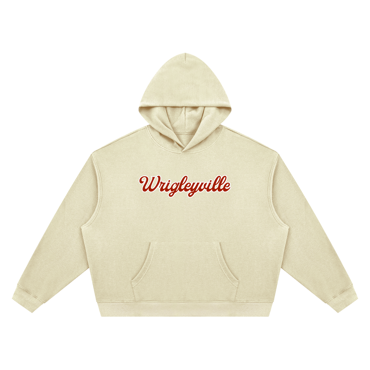 Wrigleyville Waffle Boxy Hoodie