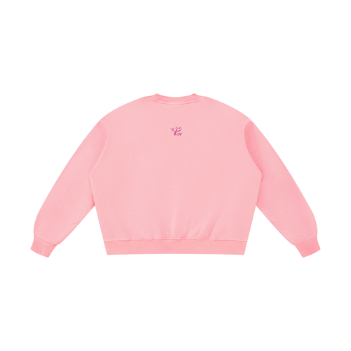 His Love Endures Unisex Boxy Vintage Washed Sweatshirt