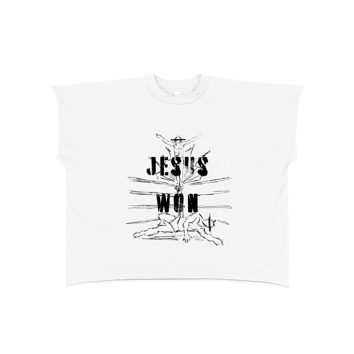 Jesus Won Boxy T-Shirt