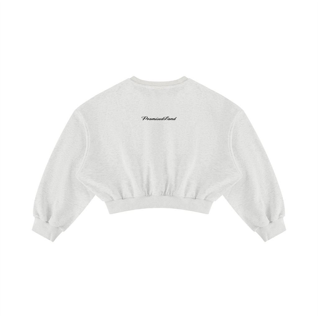 PL Sport Women's Boxy Cropped Crewneck Sweatshirt