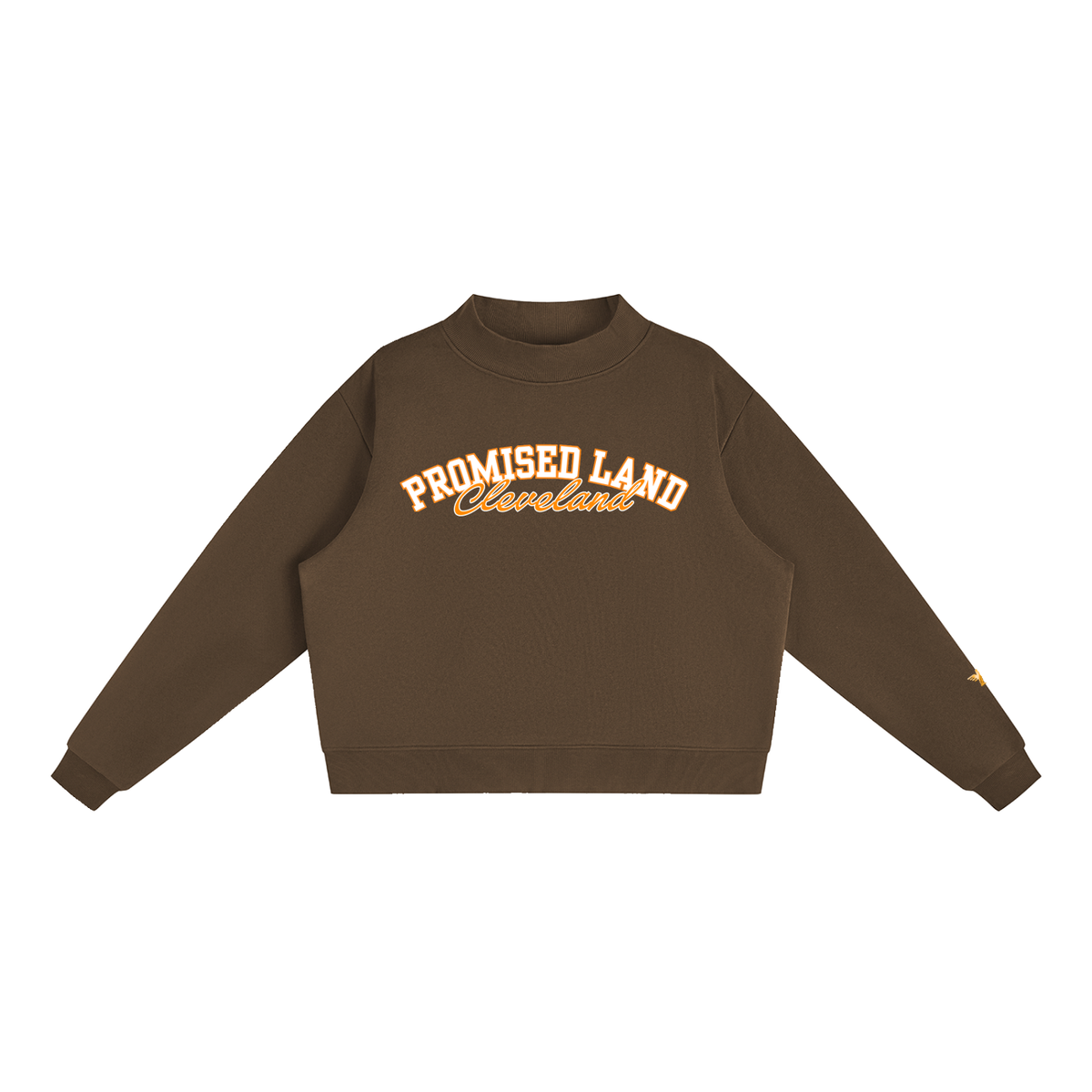 Cleveland Fleece Mock-Neck Crew Sweatshirt