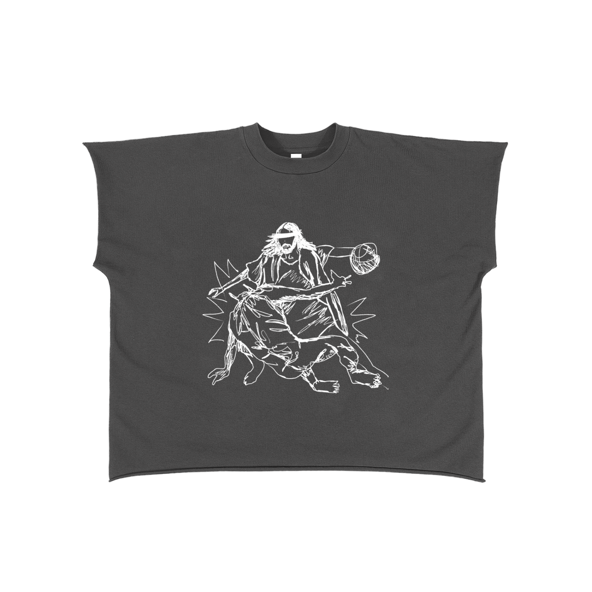 You Thought! Jesus Crossing up the Devil Boxy T-Shirt