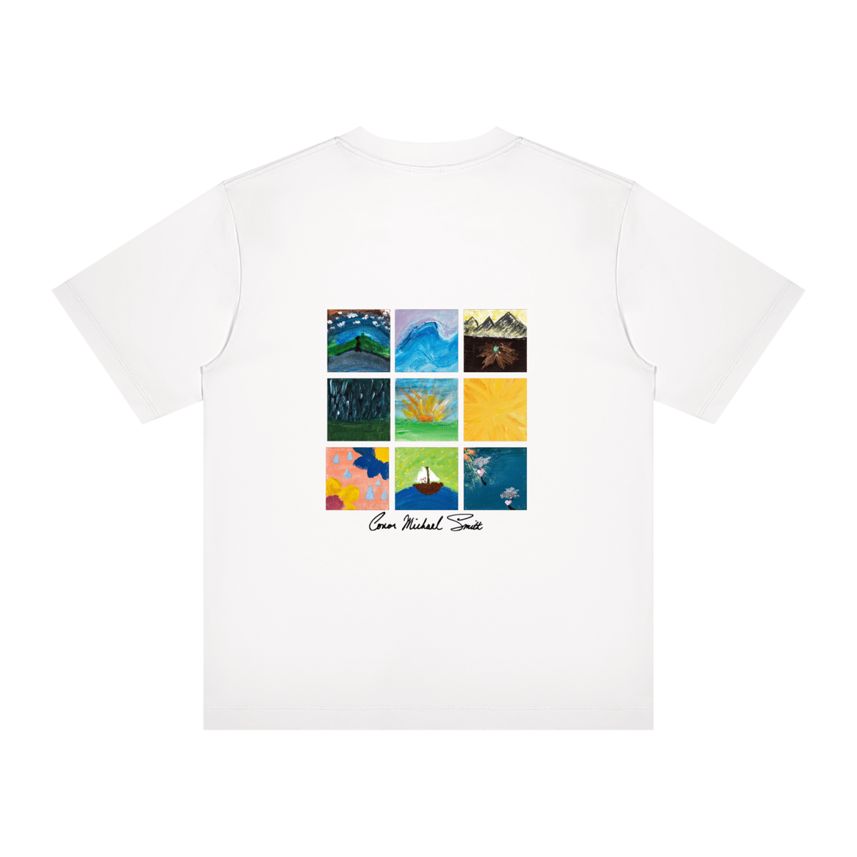AGTCIT Album Crewneck T-Shirt — White